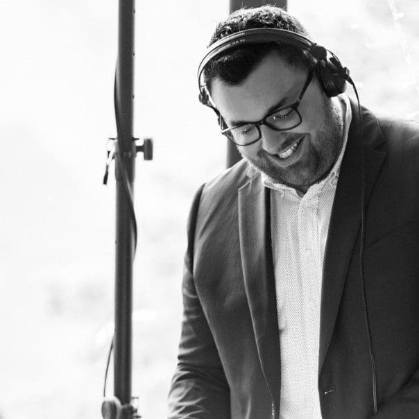 DJ Jimmy Evershed close up smile
